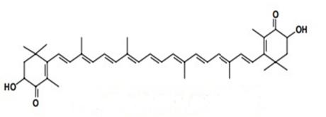 Figure 3: Structure of astaxanthin.