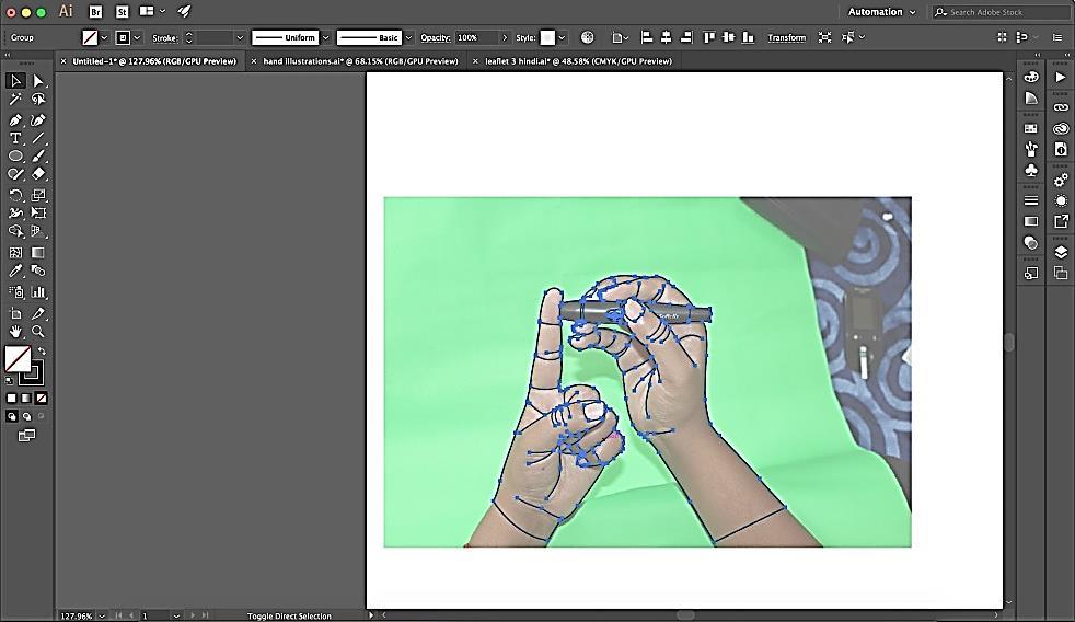 Figure 11: Hand Illustrations.