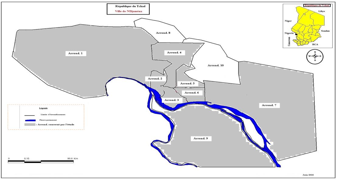 Figure 1: Study site map.