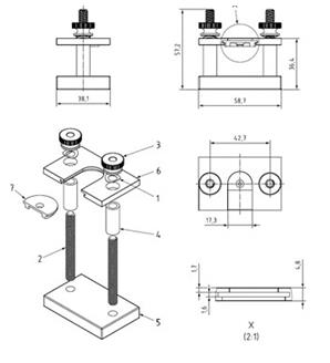 Figure 2: Bonding clamp used in cement bonding.