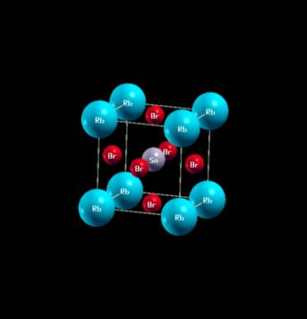 Figure 2: Orthorhombic Structure of RbSnBr3.