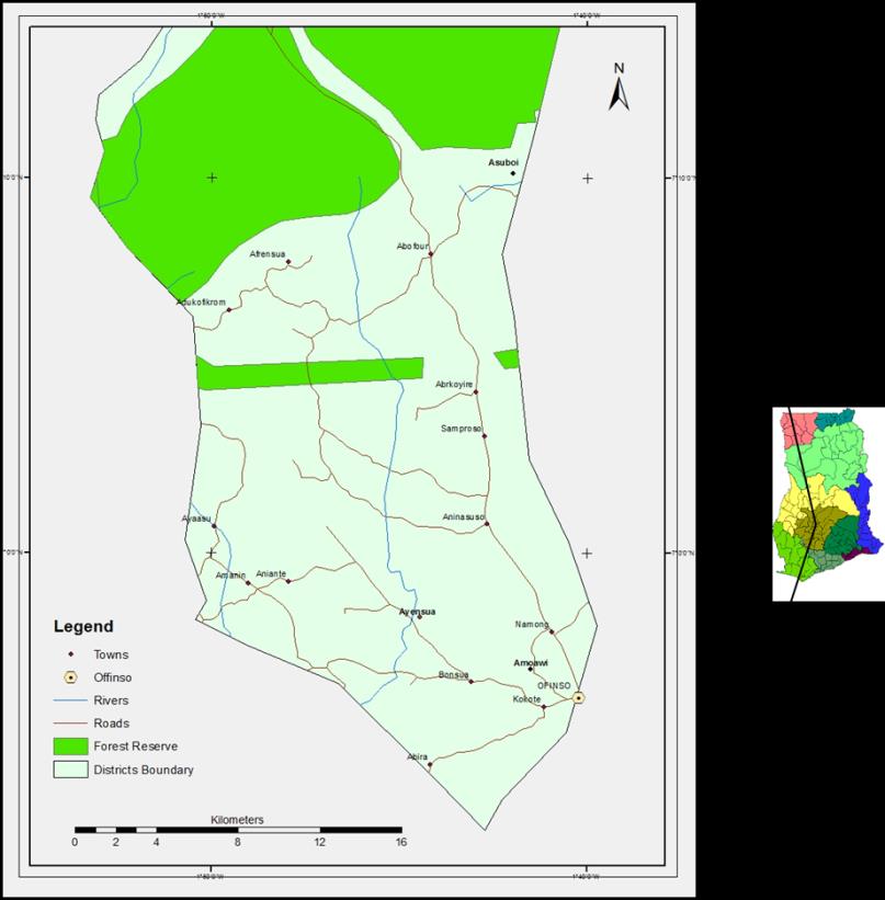 Figure 1: Offinso Municipal Assembly.