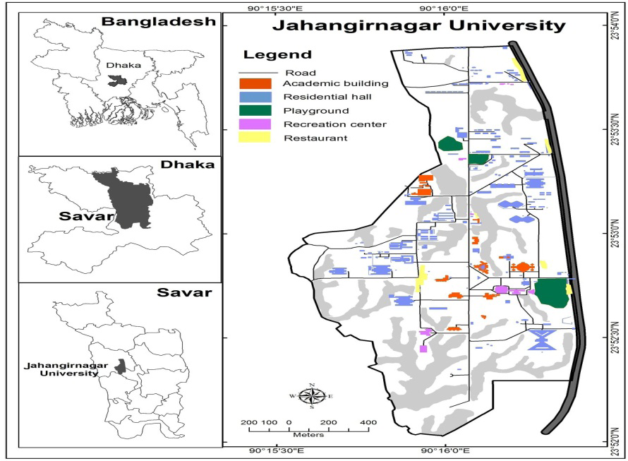 Figure 1: Location Map of the study area.
