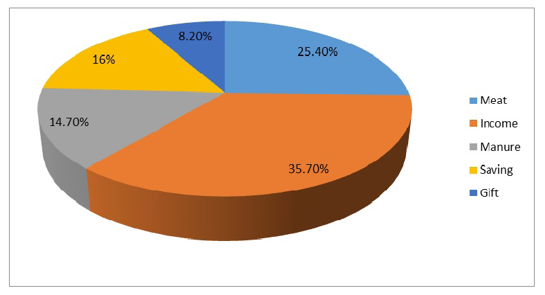 Figure 1: Purpose of sheep fattening.