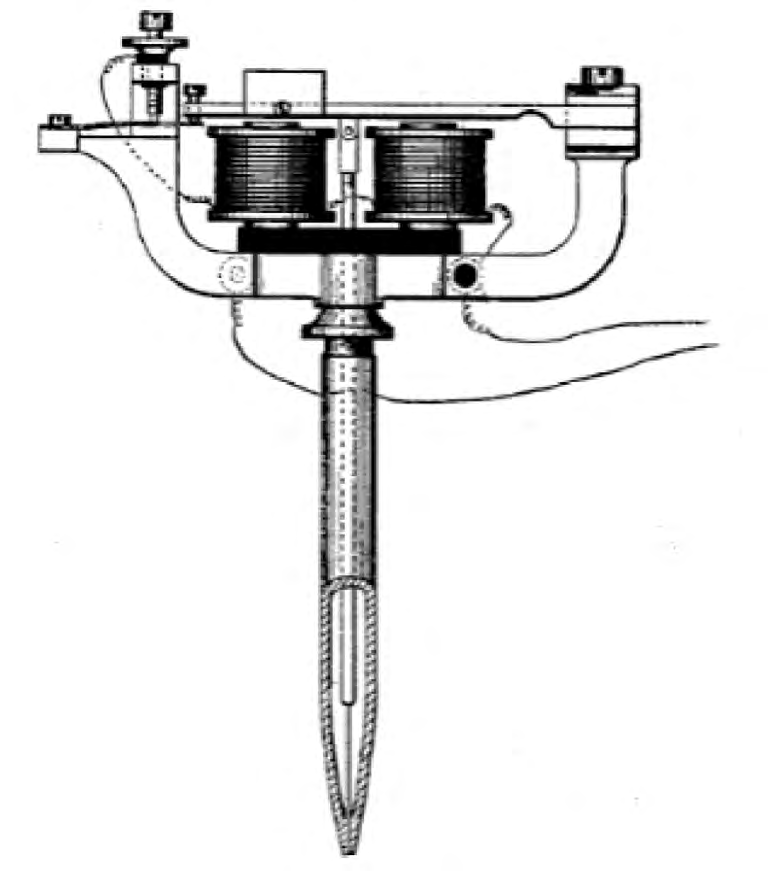 Figure 9: Original patent for rotary micropigmentation machine.