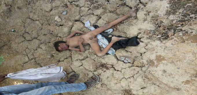 Figure 1: Victim found in an isolated place.