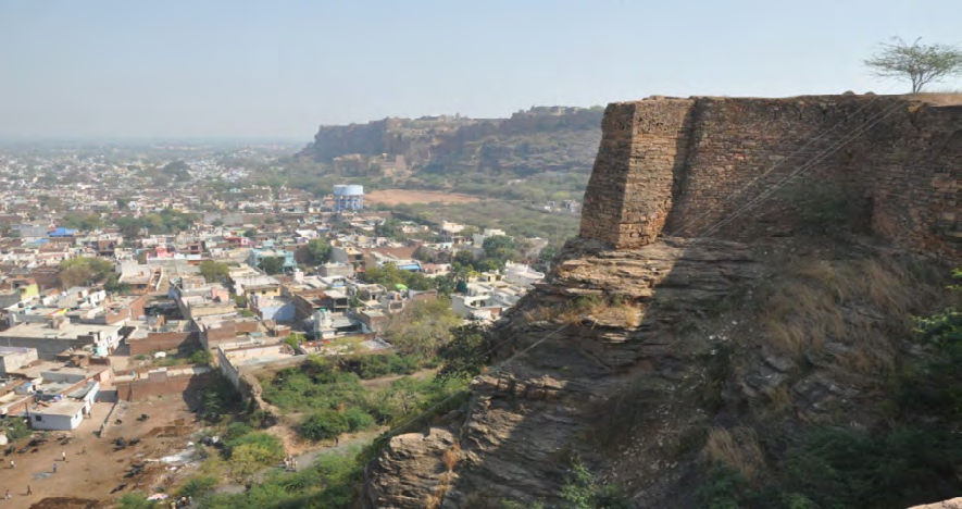 Figure 1: Suicide point of famous Gwalior forte.