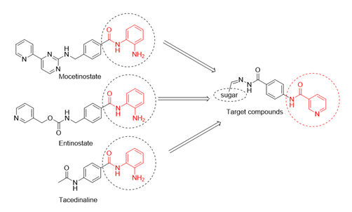 Figure 1: Structures of biologically active benzamides and compounds synthesized in this study.