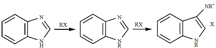 Figure 2: The benzimidazole alkylation.