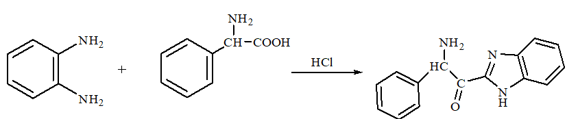 Figure 7: Reaction of OPDA with Phenyl glycine.