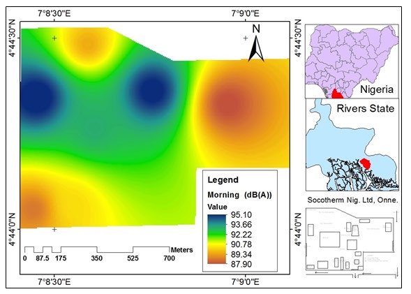 Figure 2: Map of Morning Noise Measurement.