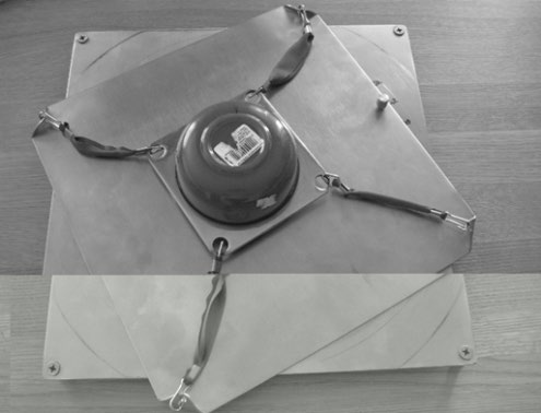 Figure 2: Metal tablet for studying perception.
