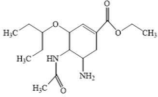 Figure 3: Oseltamivir.