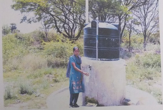 Figure 1: Showing the collection of water samples of Thiruvalam.