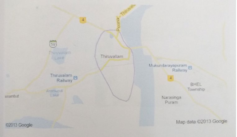 Figure 2: Showing the collection of water samples from bore of Kambarajapuram village.