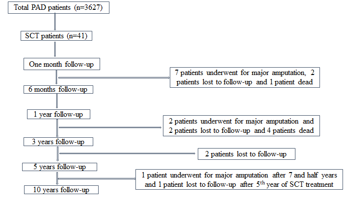 Figure 1: ** Flow-Chart of Patients Follow-up Information.
