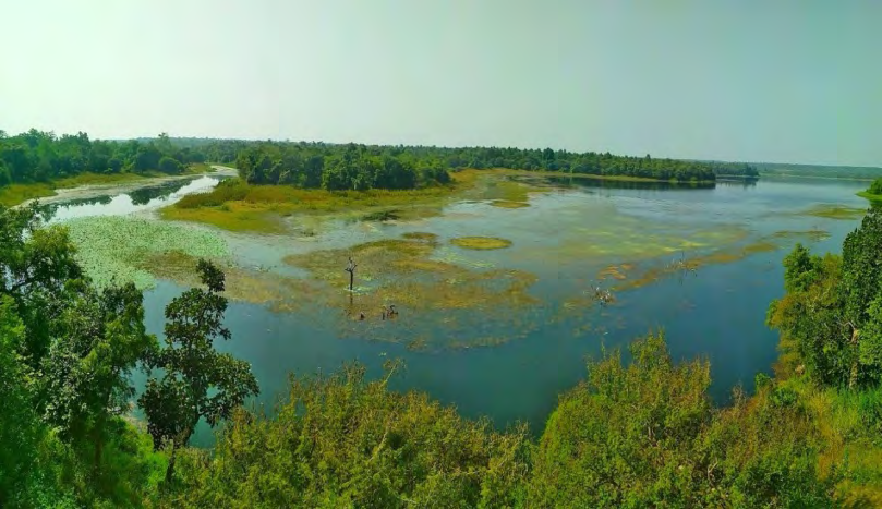 Figure 1: Gorewada Lake.
