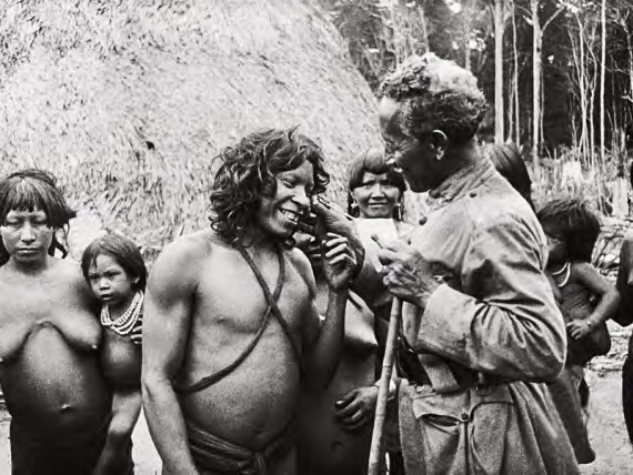 Figure 1: Marshal Rondon in contact with the Indians. Source: Rondonia State Government Portal, 2015, s. for.