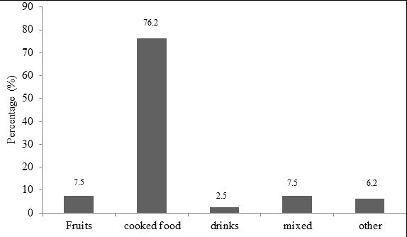 Figure 9: Category of food sold.