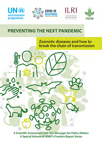 Figure 1: Idealised ecosystem proposed for ecosystem with emphasis on detritus food chain consumers and declaration of challenge for chain break powerful product for preventing the next pandemic.
