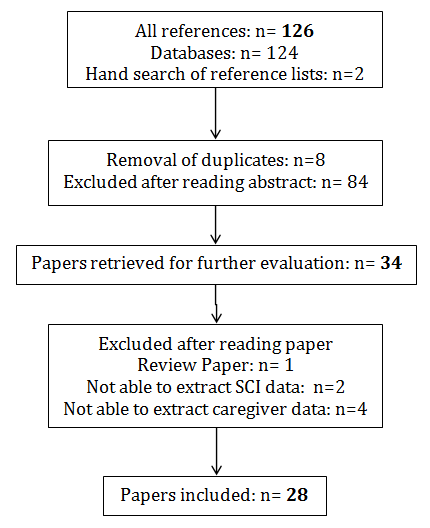 Figure 1: Flow chart showing studies included and excluded.