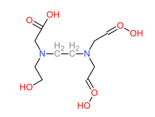 Figure 1: Chemical structure of HEDTA.