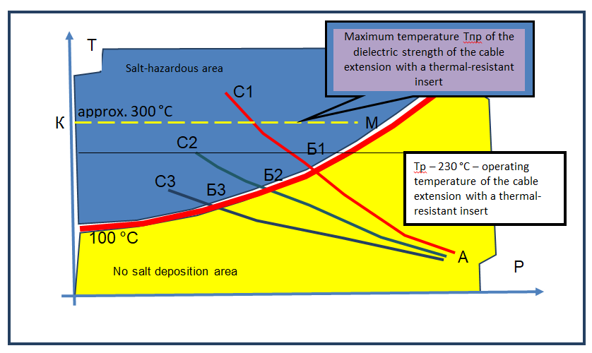 Figure 4: ESP pressure and temperature curve under actual operating conditions in a well.