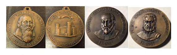 Figure 16: Commemorative medale dedicated to Leonardo Botallo, Luisu Collado and Pere Jimeno.