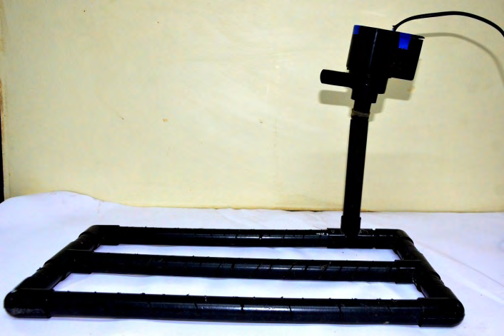 Figure 4: Eggs were sucked from gravel layer by bottle siphoning method.