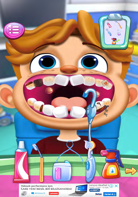 Figure 6: Dentist Care: The Teeth Game.
