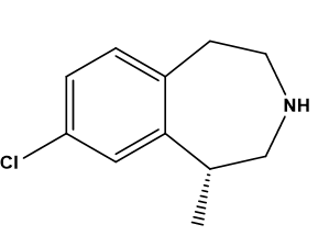Figure 2: Chemical Structure of Lorcaserin.