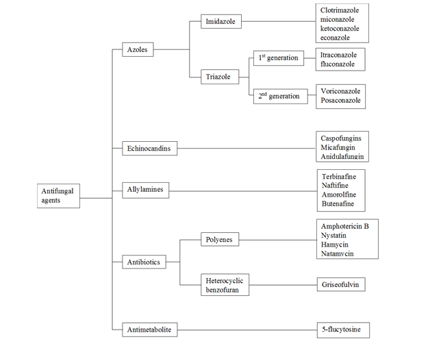 Figure 2: Classification of antifungal agents.
