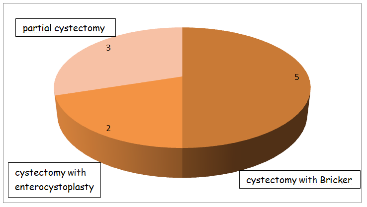 Figure 2: Distribution of patients according to type of surgery.