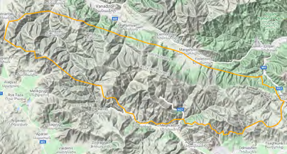Figure 16: Location of Pombak mountains IBA.