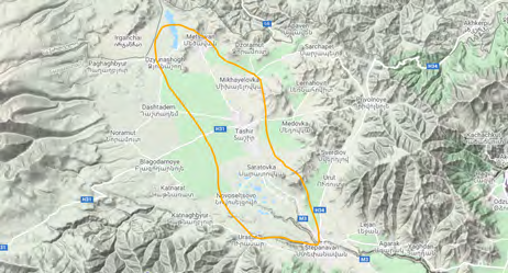 Figure 18: Location of Tashir IBA.