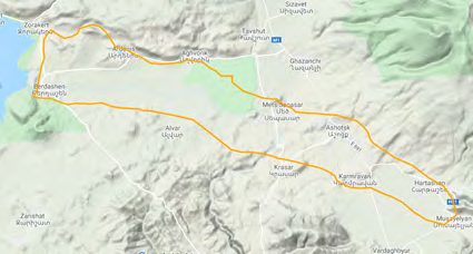 Figure 2: Location of Amasia IBA.