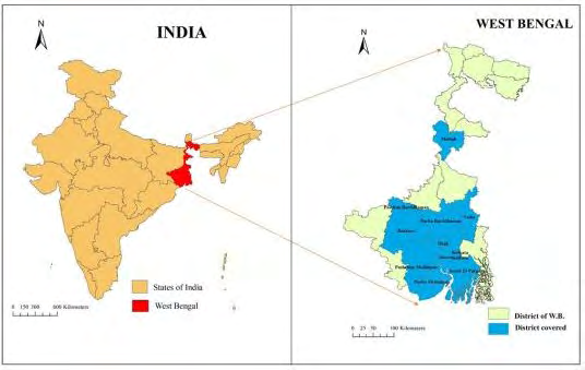 Figure 1: Location map of the study area.
