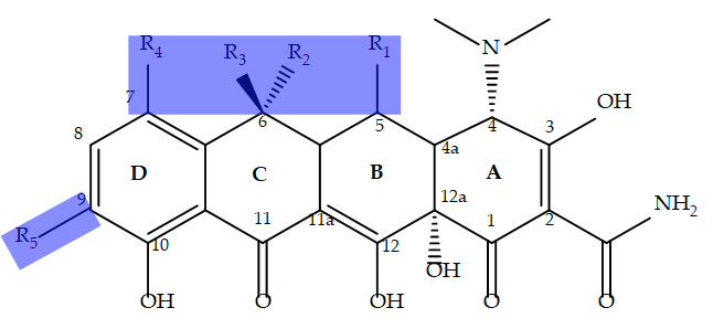 Figure 1: These were done in response to tetracycline resistance as described below.