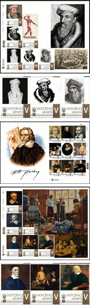 Figure 12: Postage stamps dedicated to French anatomist Xavier Bichat.