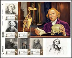 Figure 17: Postage stamps dedicated to Nicolay Pirogov.