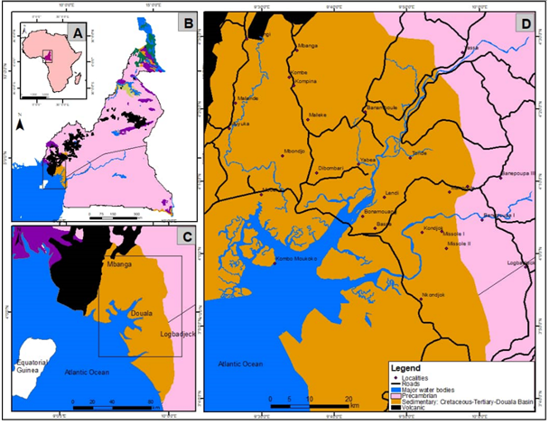 Figure 1: Map of the Location of study area.