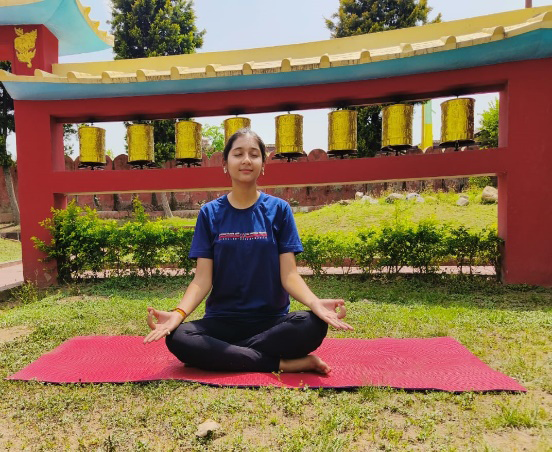 Figure 8: Sukhasana.