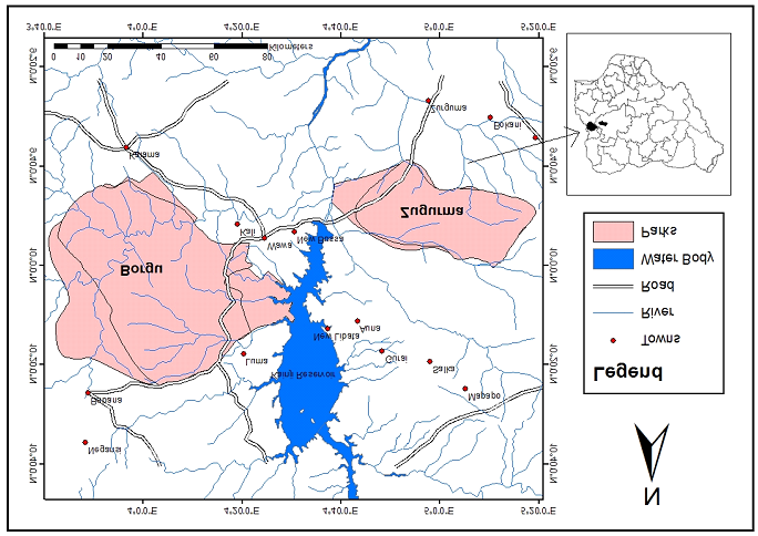 Figure 1: Which is situated in Borgu, Kalama Local Government Areas of Niger State [8]? Borgu lies between latitudes 9º45’N - 10º25’N, and longitudes 3º40’E - 4º30’E.