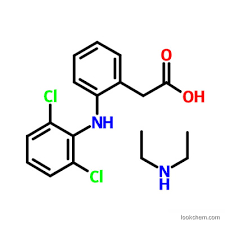 Figure 1: structure of Diclofenac Diethylamine (DDEA).