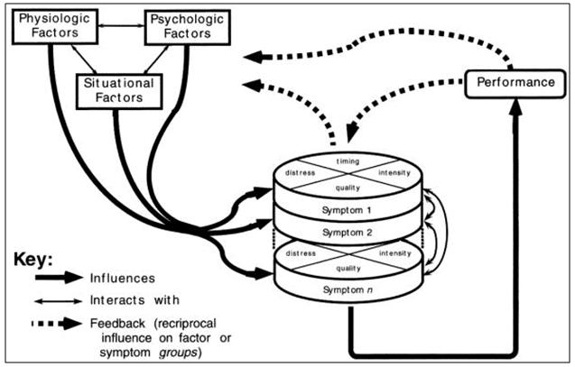 Figure 1: Updated version of the middle-range theory of unpleasant symptoms [14].