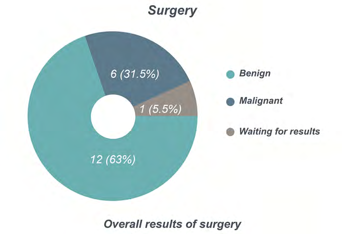 Figure 4: Overall results of surgery.