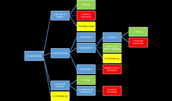 Figure 6: Follow-up of Bethesda III reports.
