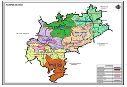 Figure 3: Map of Ranipet.