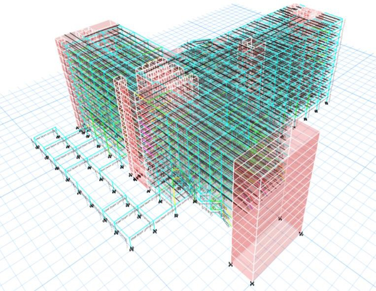 Figure 2: Design of Beam & Column in Building.