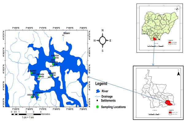Figure 1: Location Map of the Study Area.